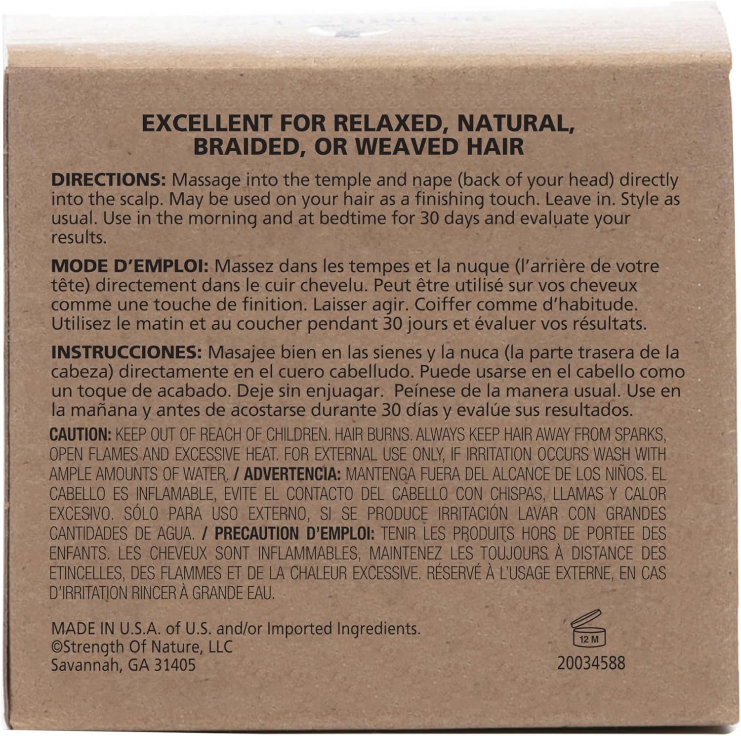 Dr. Miracles Temple And Nape Gro Balm Regular 113g