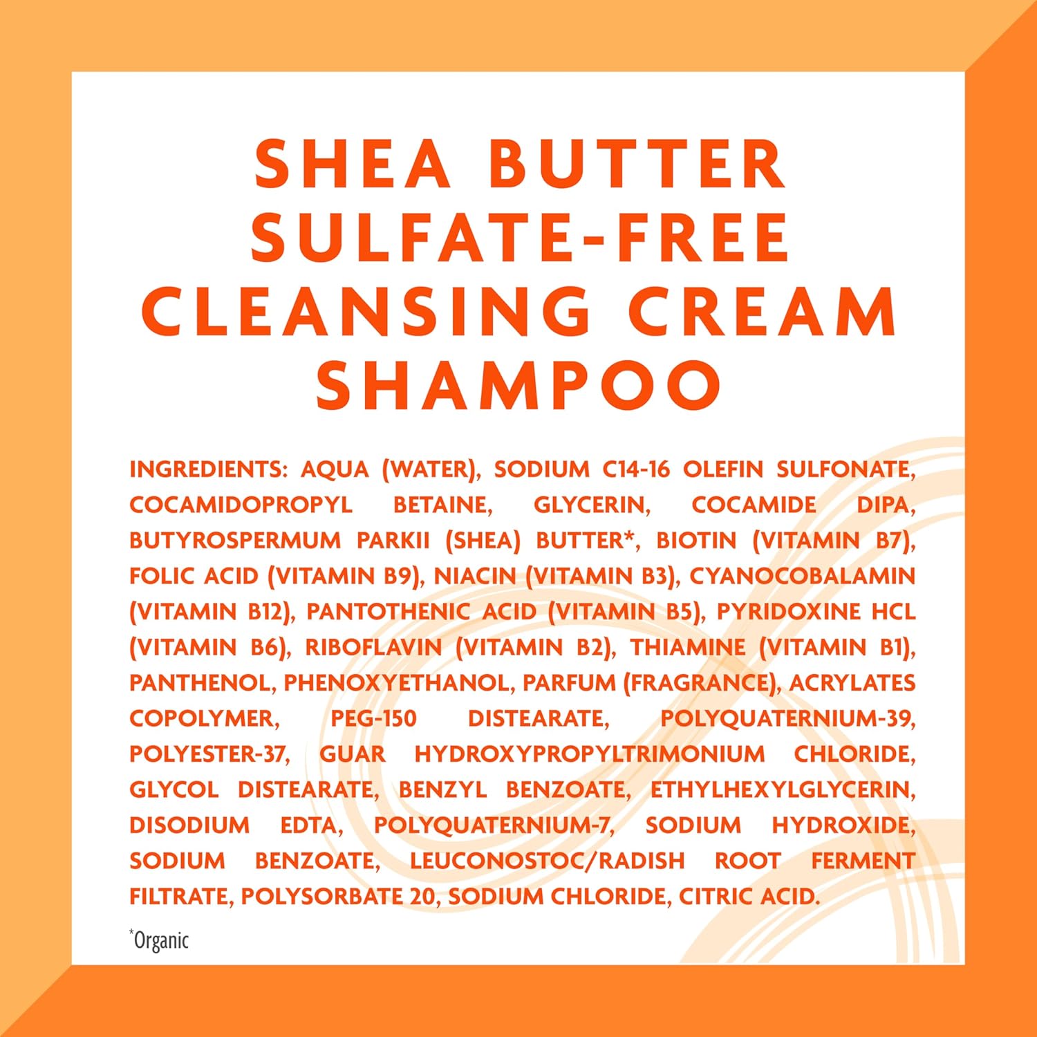 Cantu Shea Butter Sulfate Free Cleansing Cream Shampoo 709g