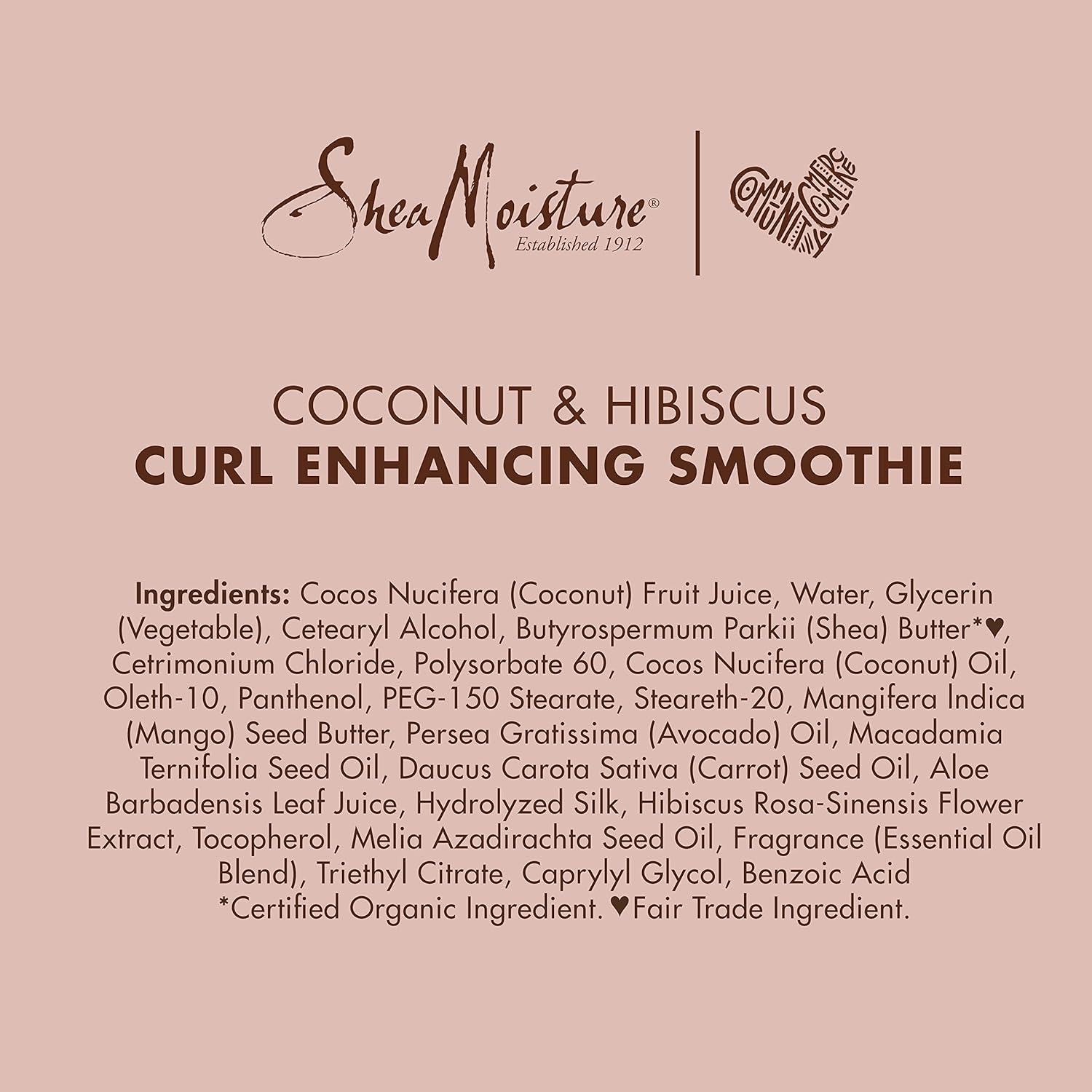 Shea Moisture Coconut And Hibiscus Curl Enhancing Smoothie 326g / 454g