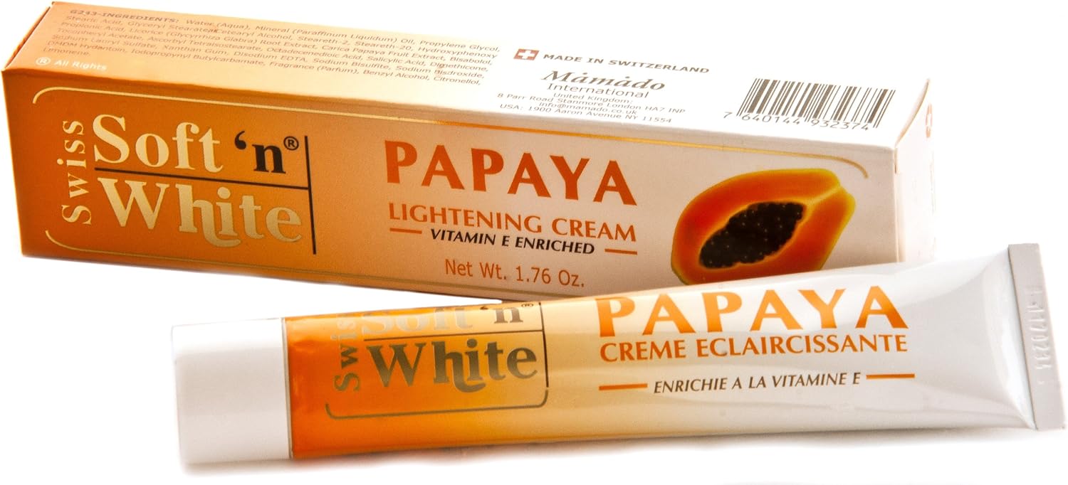 Mamado Swiss Soft N White Papaya Lightening Cream 50g