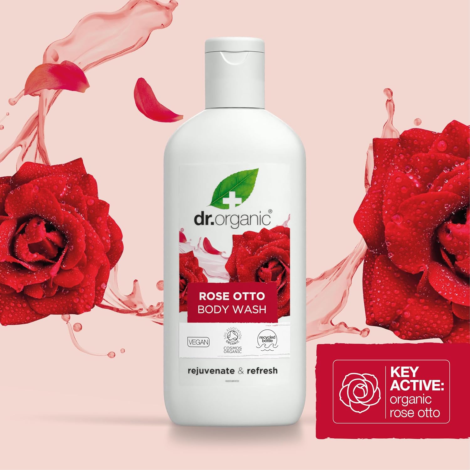 Dr Organic Bioactive Skincare Organic Rose Otto Body Wash 250ml