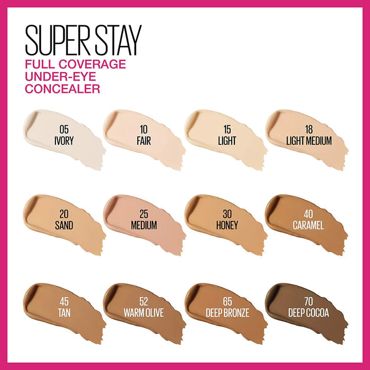 Maybelline Super Stay Full Coverage Under Eye Concealer 6ml