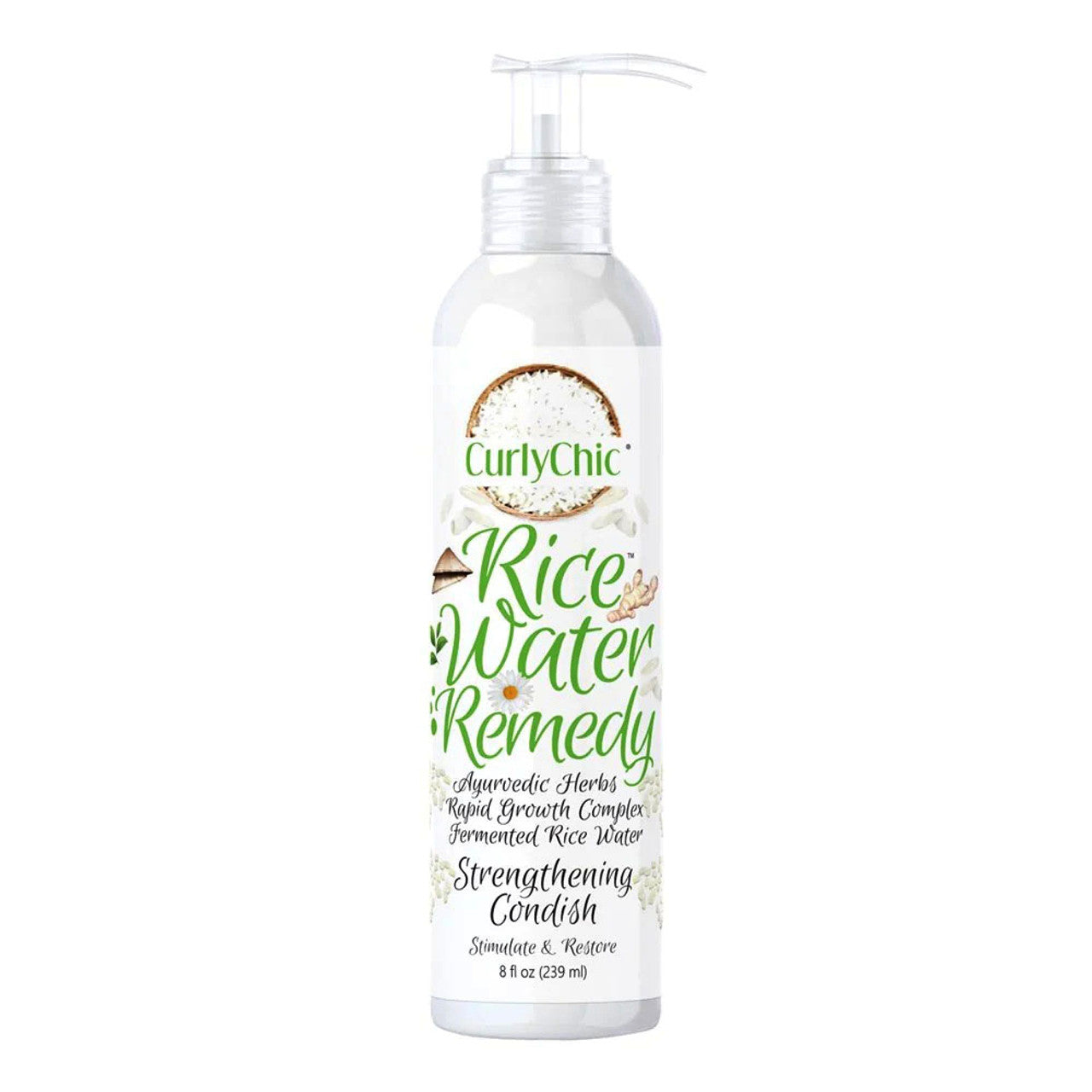 Curly Chic Rice Water Remedy Strengthening Condish Stimulate and Restore 239ml