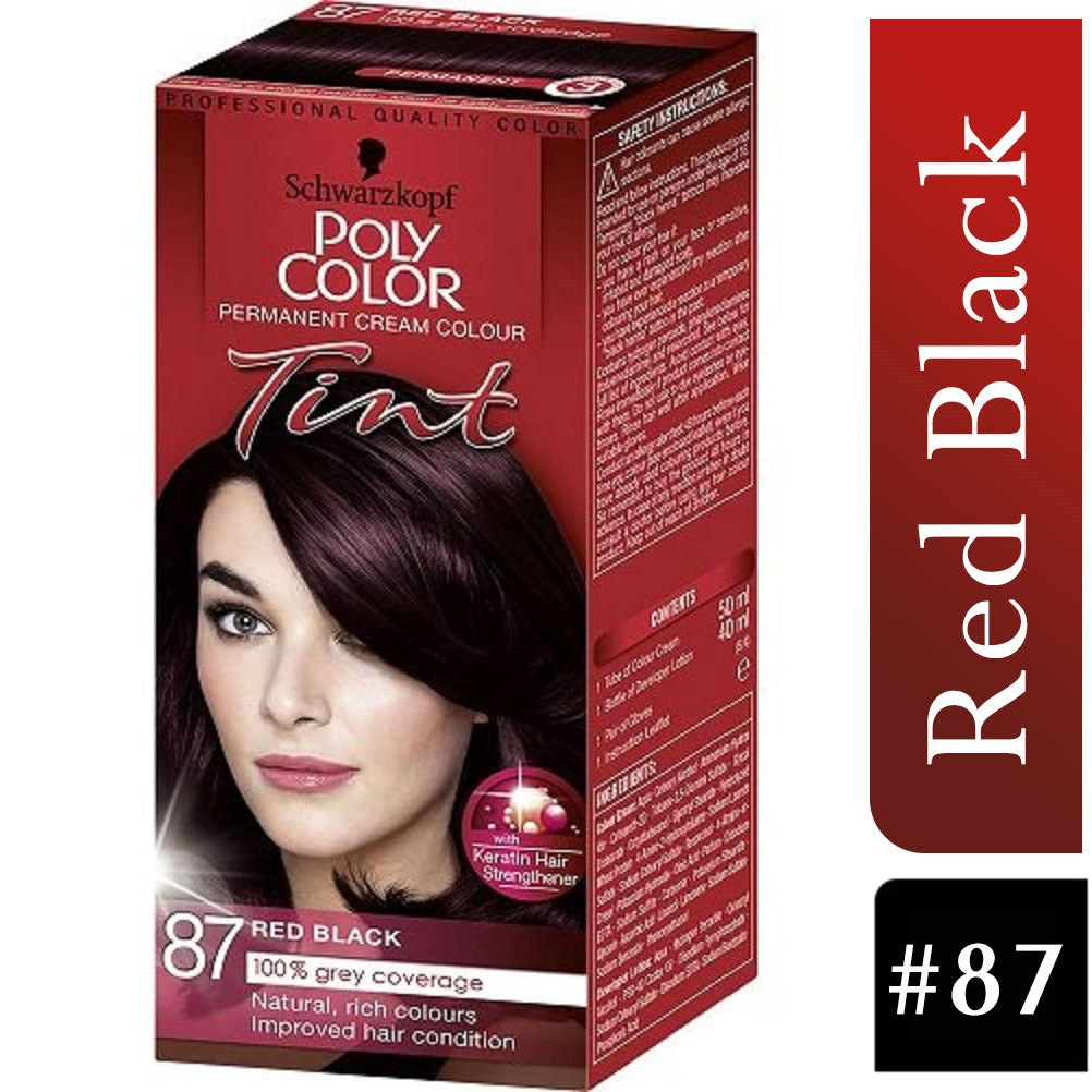 Schwarzkopf Poly Color Tint Permanent Colour Cream - Various Shades