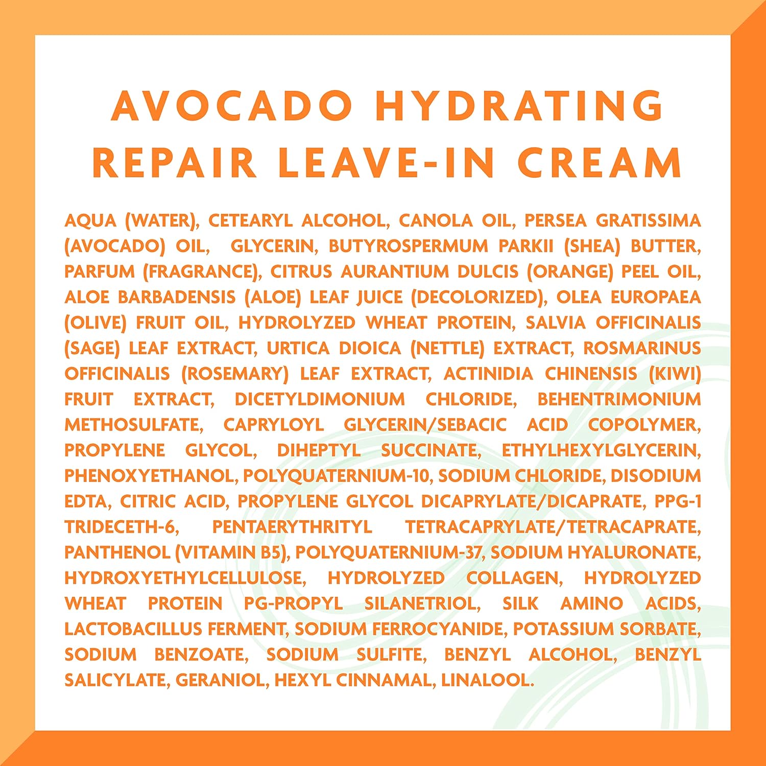 Cantu Avocado Hydrating Repair Leave In Cream 340g