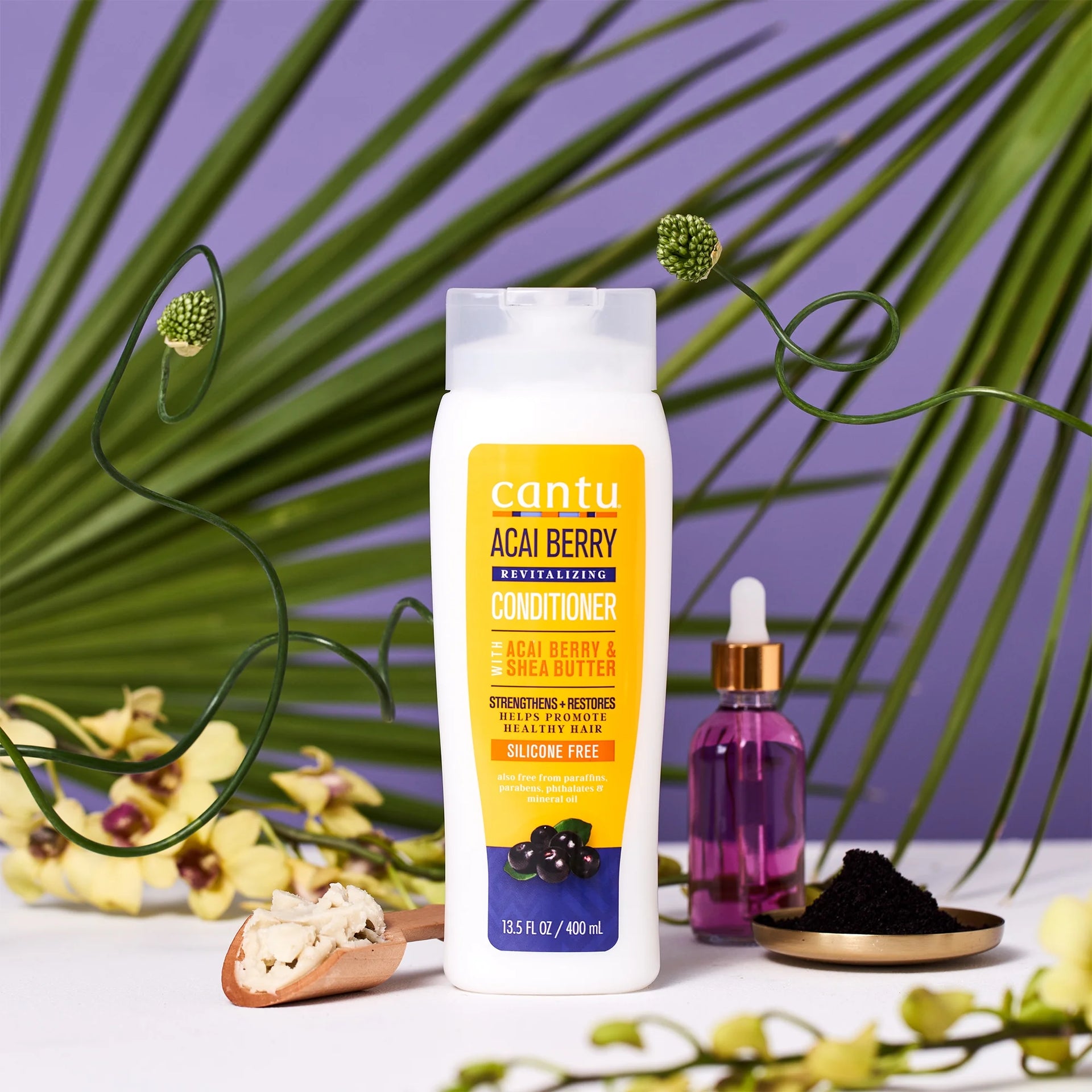 Cantu Acai Berry Shea Butter Revitalizing Conditioner 400ml