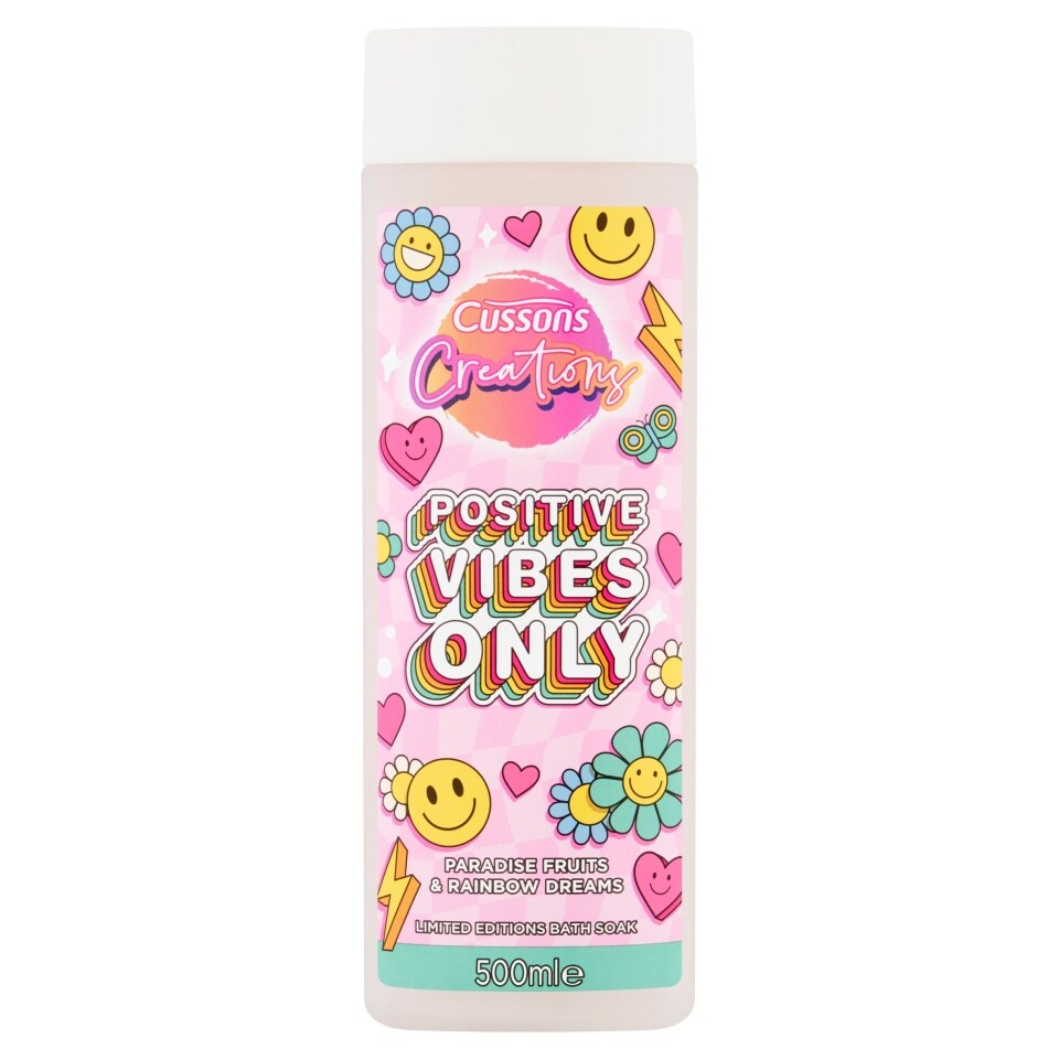 Creations Positive Vibes Only Limited Edition Bath Soak 500ml