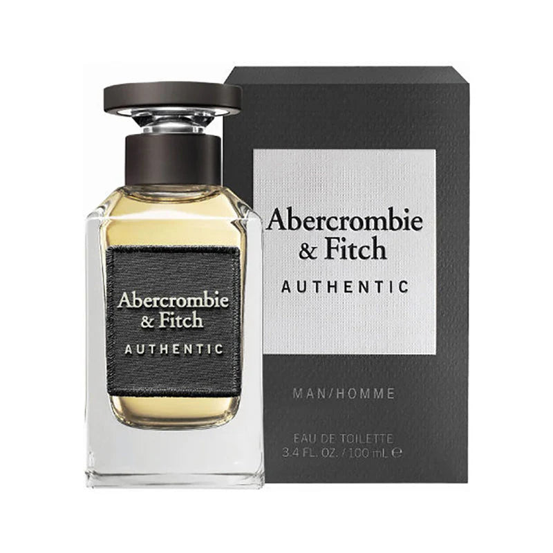 Abercrombie & Fitch Authentic Homme Eau de Toilette Spray 100ml Mens Fragrance