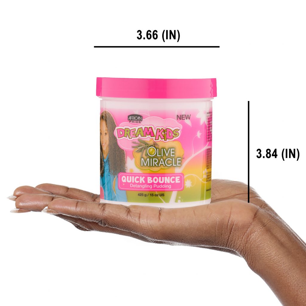 African Pride Dream Kids Olive Miracle Quick Bounce Detangling Pudding 425g