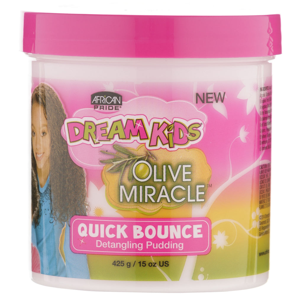 African Pride Dream Kids Olive Miracle Quick Bounce Detangling Pudding 425g