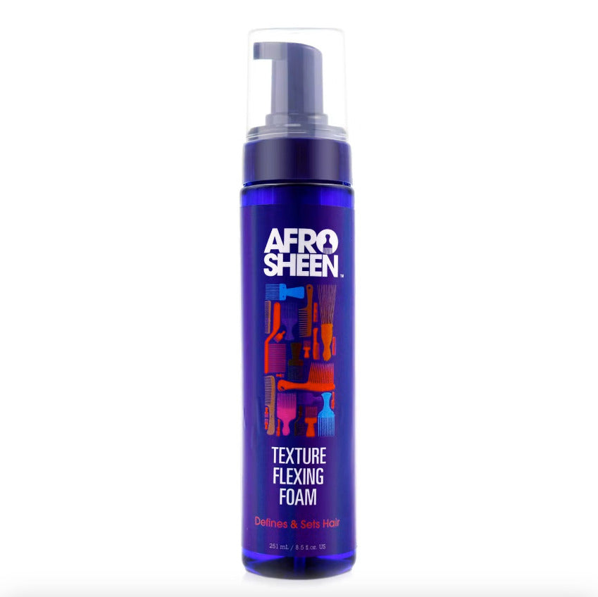 Afro Sheen Texture Flexing Foam Defines & Sets Hair 251ml