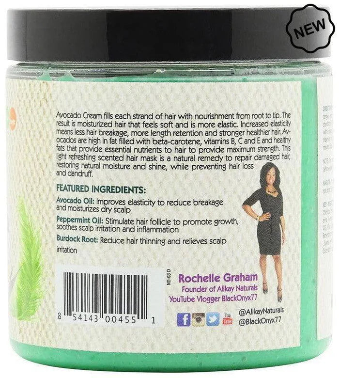 Alikay Naturals Avocado Cream Moisture Repairing Mask 236ml