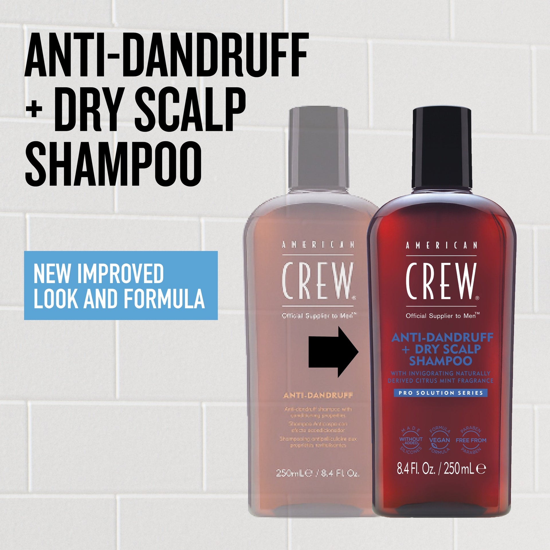 American Crew Anti-Dandruff + Dry Scalp Shampoo 250ml