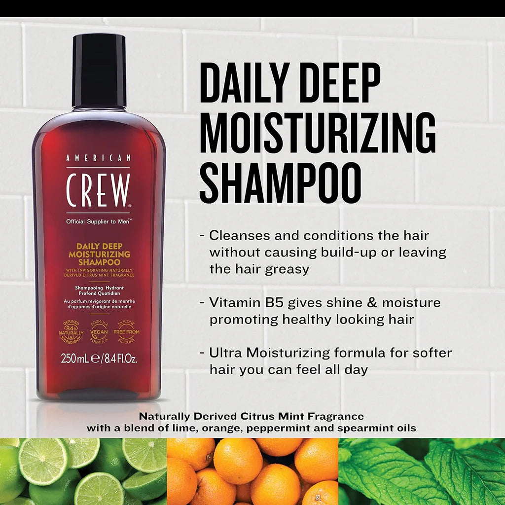 American Crew Daily Deep Moisturizing Shampoo 250ml