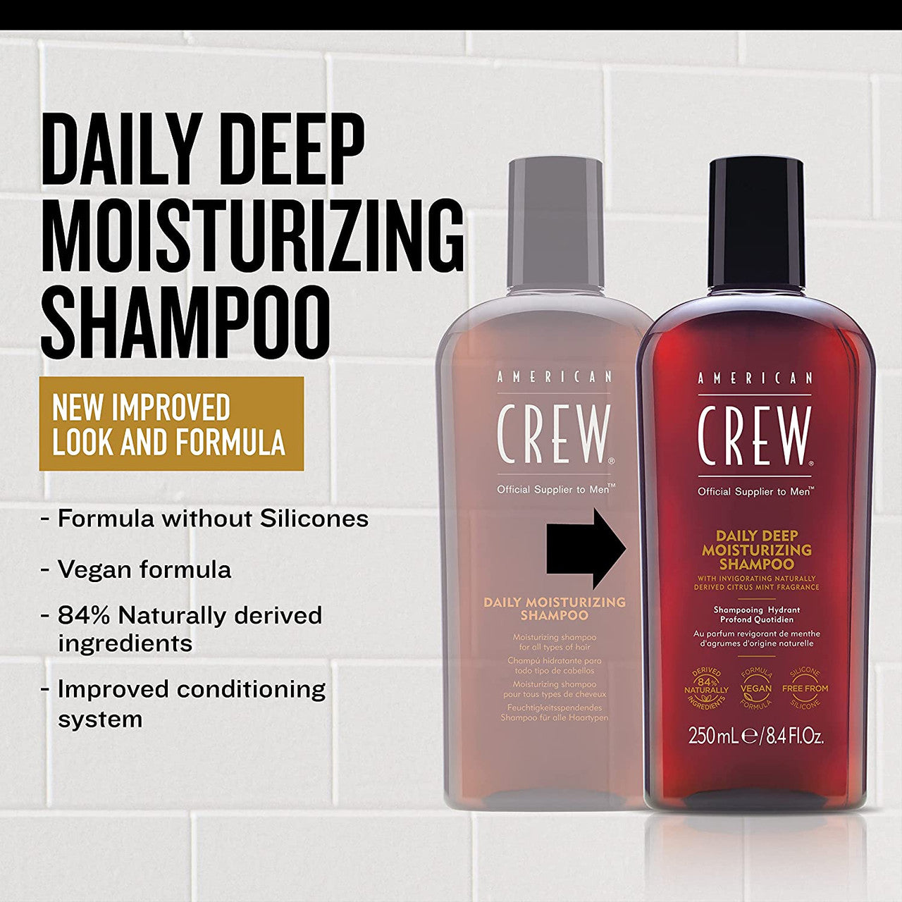 American Crew Daily Deep Moisturizing Shampoo 250ml