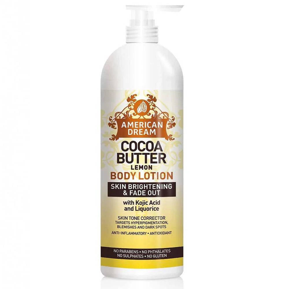 American Dream Cocoa Butter Lemon Body Lotion 473ml / 750ml