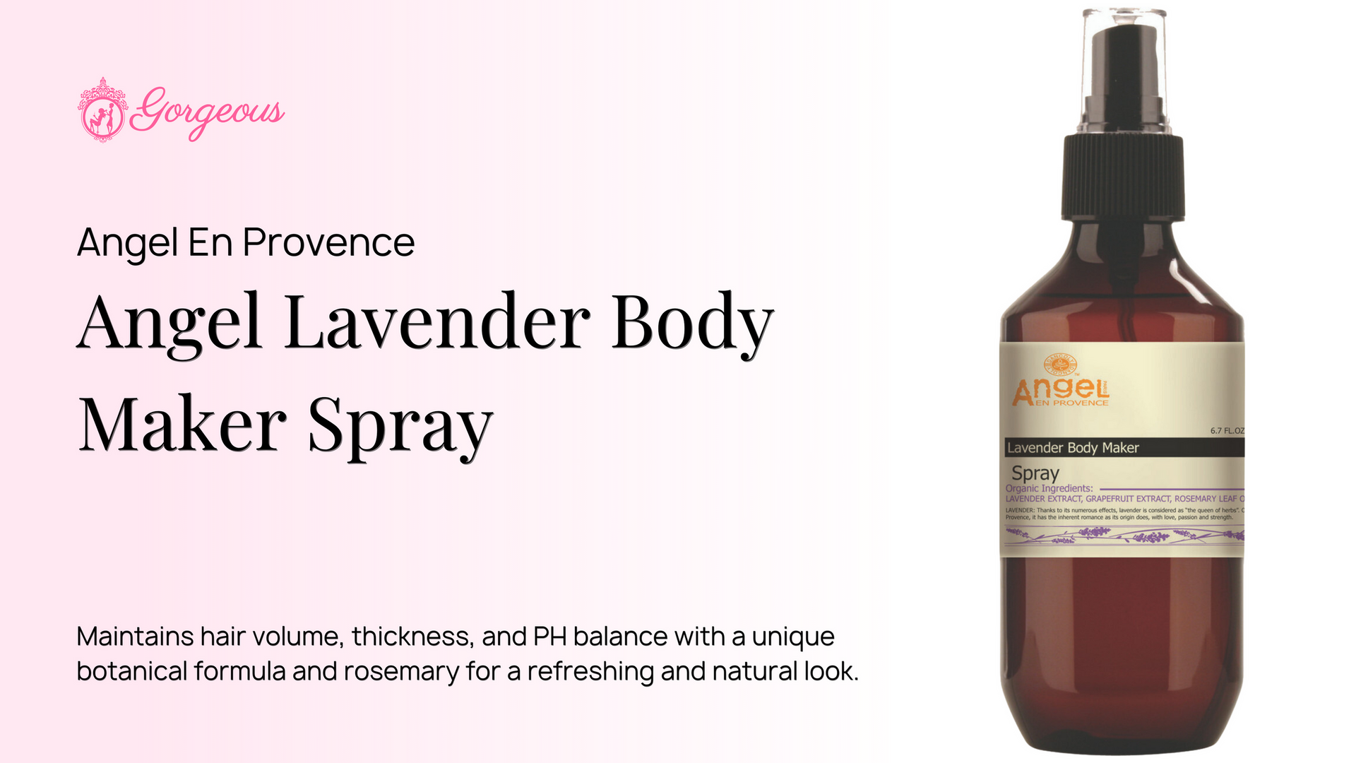 Angel En Provence Angel Lavender Body Maker Spray 200ml