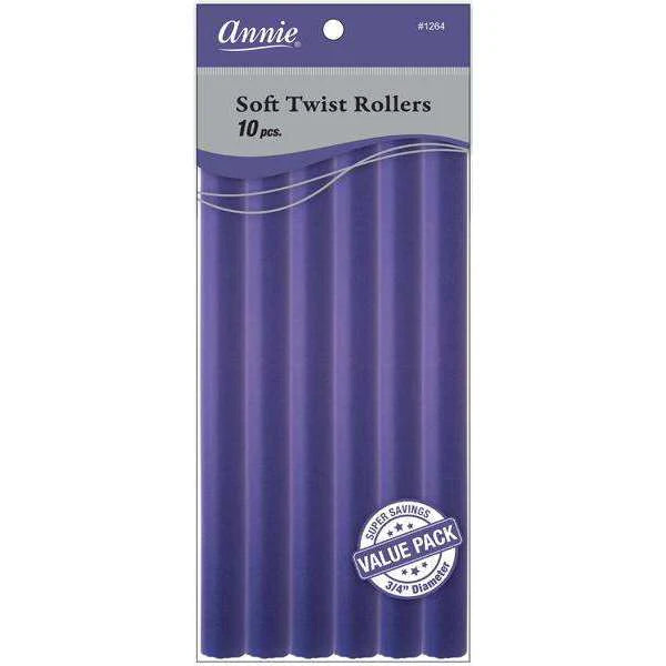 Annie 1264 Purple Soft Twist Rollers