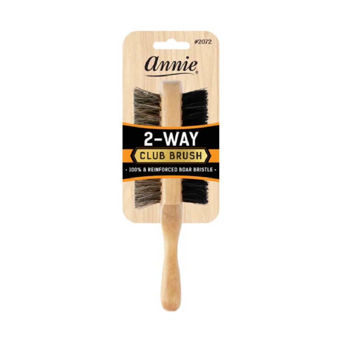 ANNIE NATURAL BOAR BRISTLE CLUB BRUSH 7