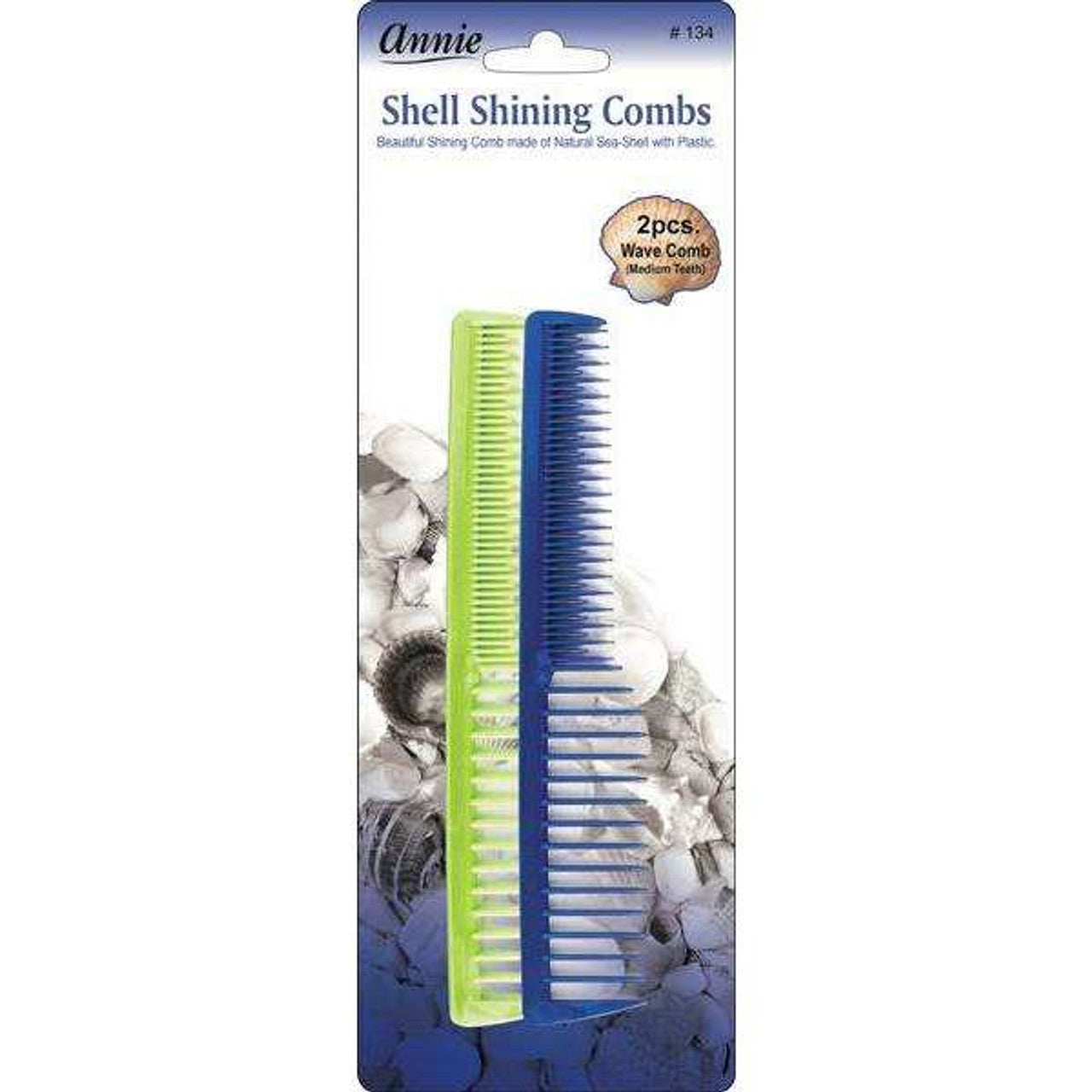 Annie Shell Shining Combs Set 134