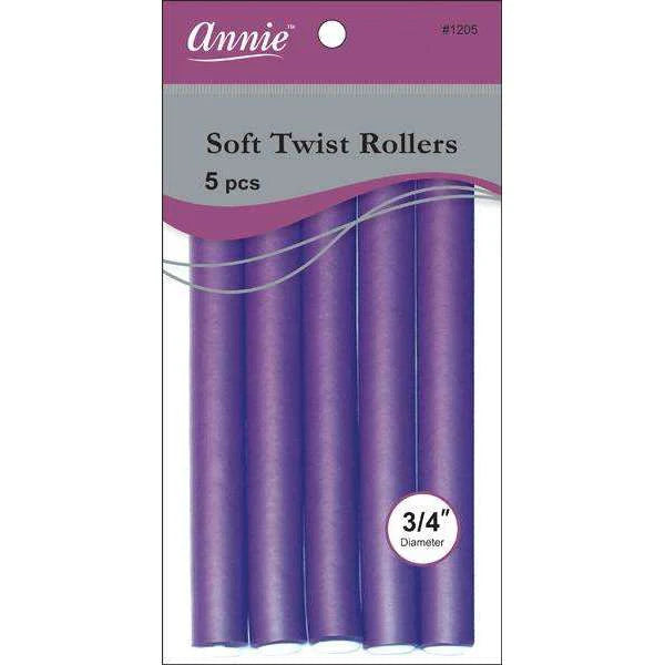 Annie Soft Twist Rollers 3/4