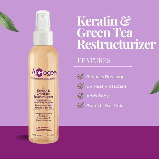 Aphogee Keratin And Green Tea Restructurizer Spray 237ml