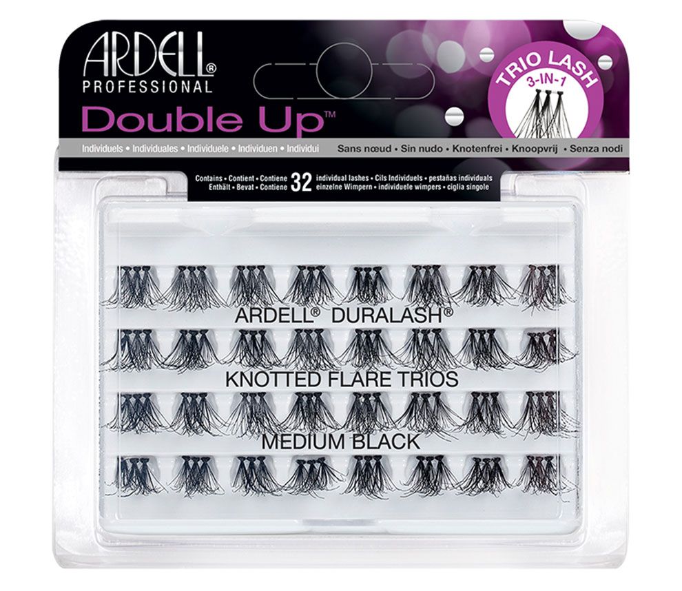 Ardell Double Up 3 In 1 Knotted Lash Medium Black