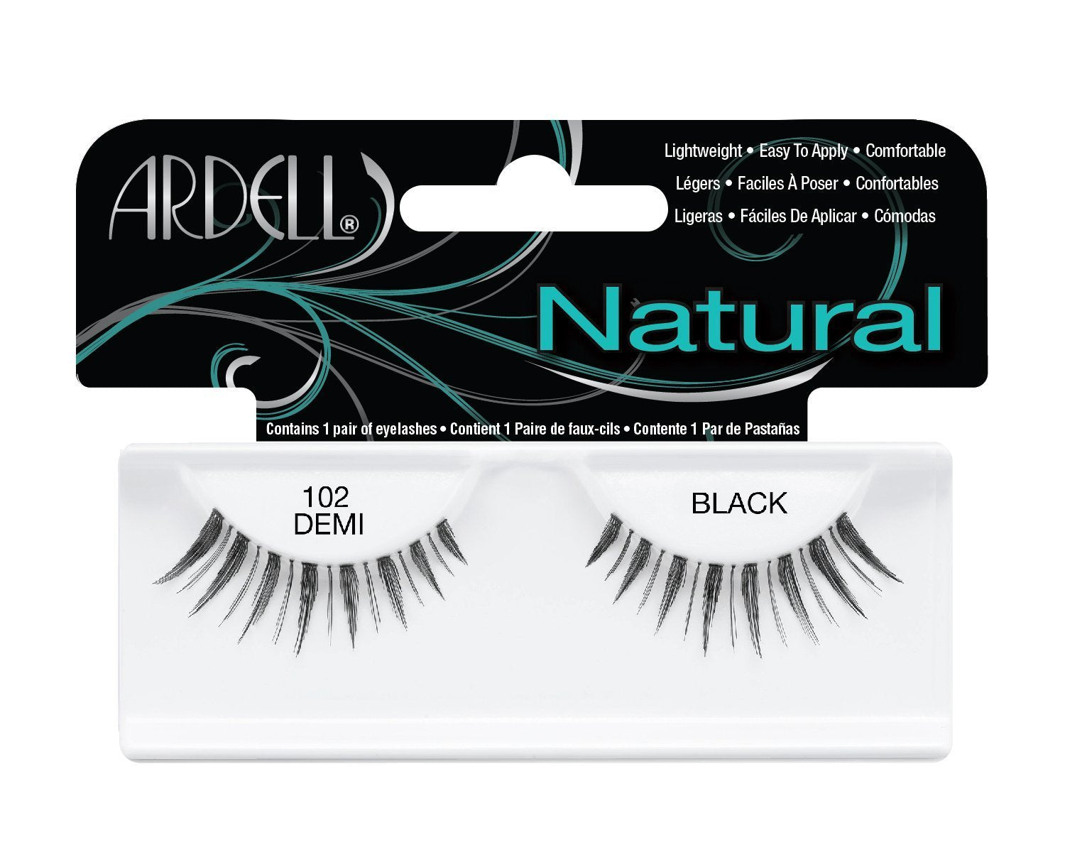 Ardell Lashes False Eyelashes Natural 102 Demi Black