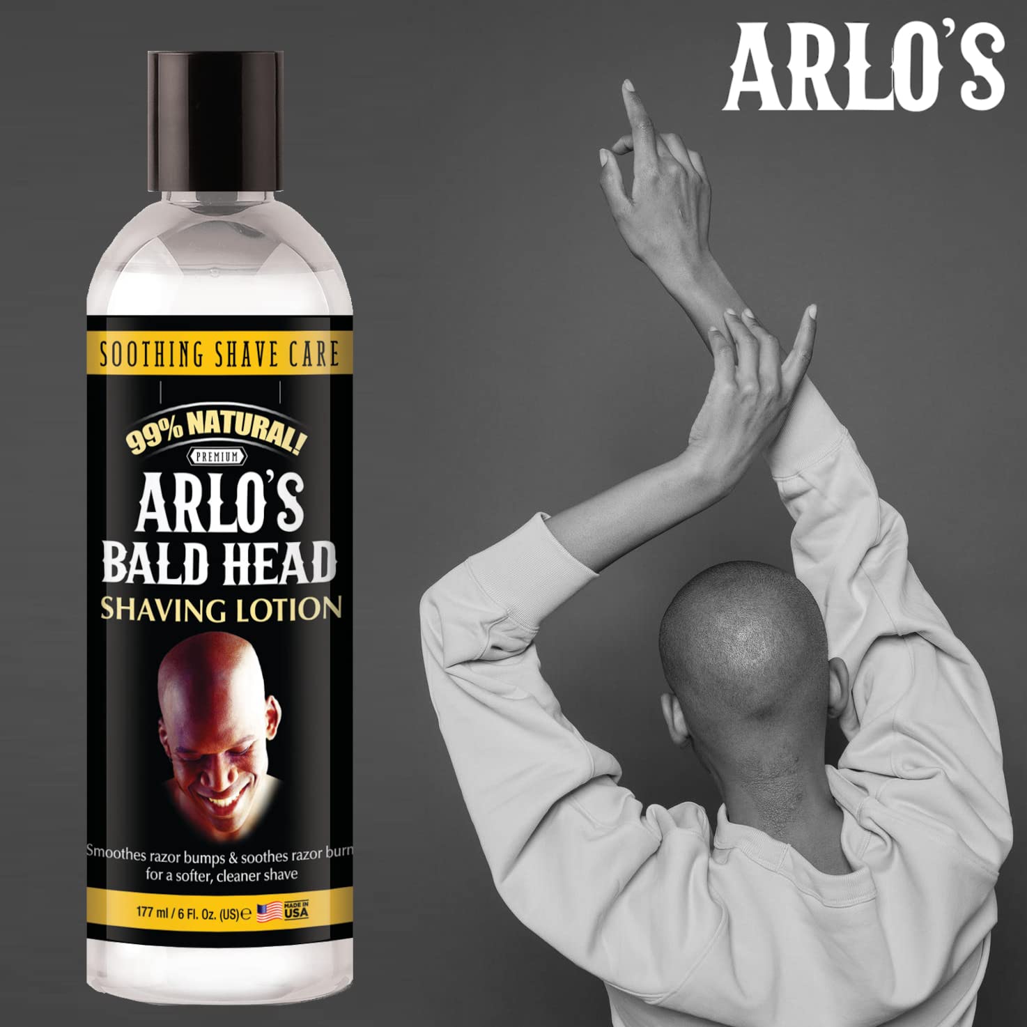 Arlos Bald Head Shaving Lotion 177ml