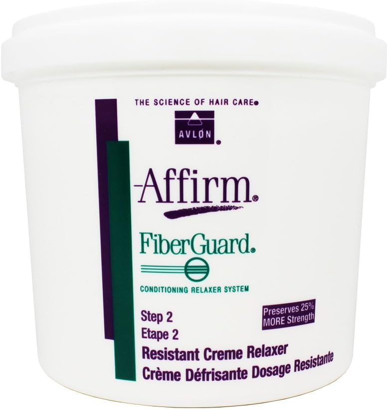 Avlon Affirm Fiber Guard Creme Relaxer Normal , Mild & Resistant 1.82kg