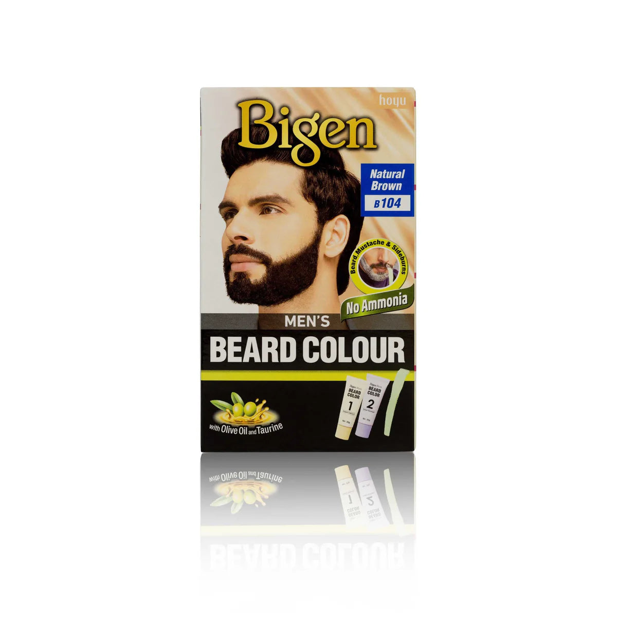 Bigen Mens Beard Colour Natural Brown B104