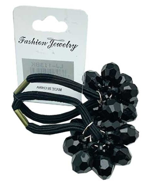 Beauty Collection Fashion Jewelry Crystal Pony Tailer LJ113BK