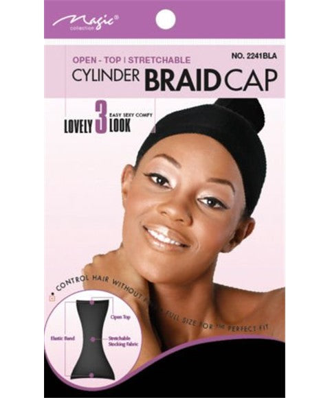 Bee Sales Magic Collection Stretchable Cylinder Braid Cap