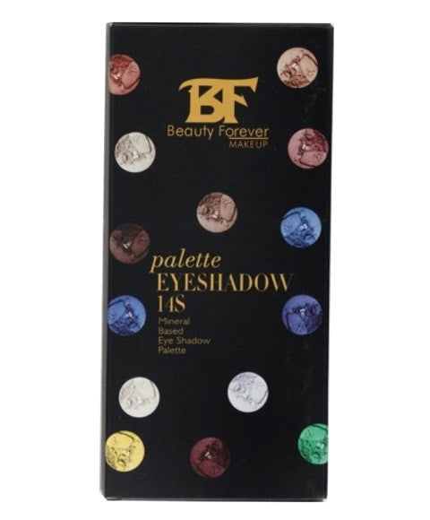 beauty forever BF Mineral Based 14S Eye Shadow Palette 101