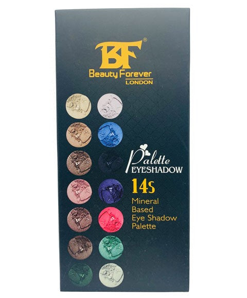 beauty forever BF Mineral Based 14S Eye Shadow Palette 103