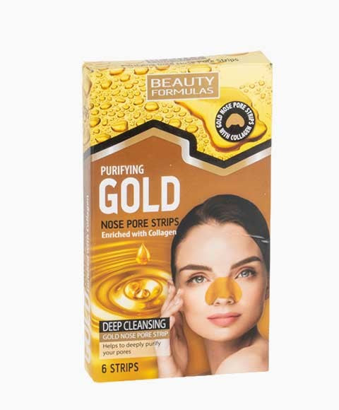 Beauty Formulas Purifying Gold Deep Cleansing Nose Pore Strip