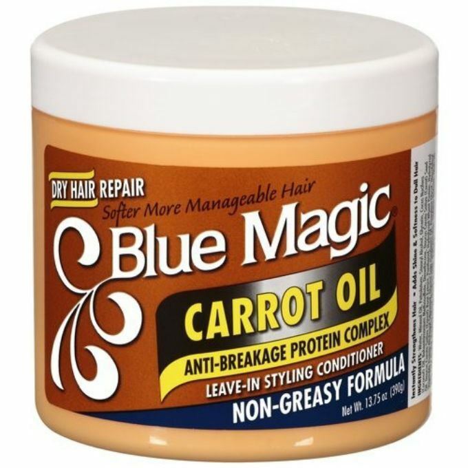 Blue Magic Hair Care - Carrot Oil Anti Breakage Leave in Styling Conditioner 390g