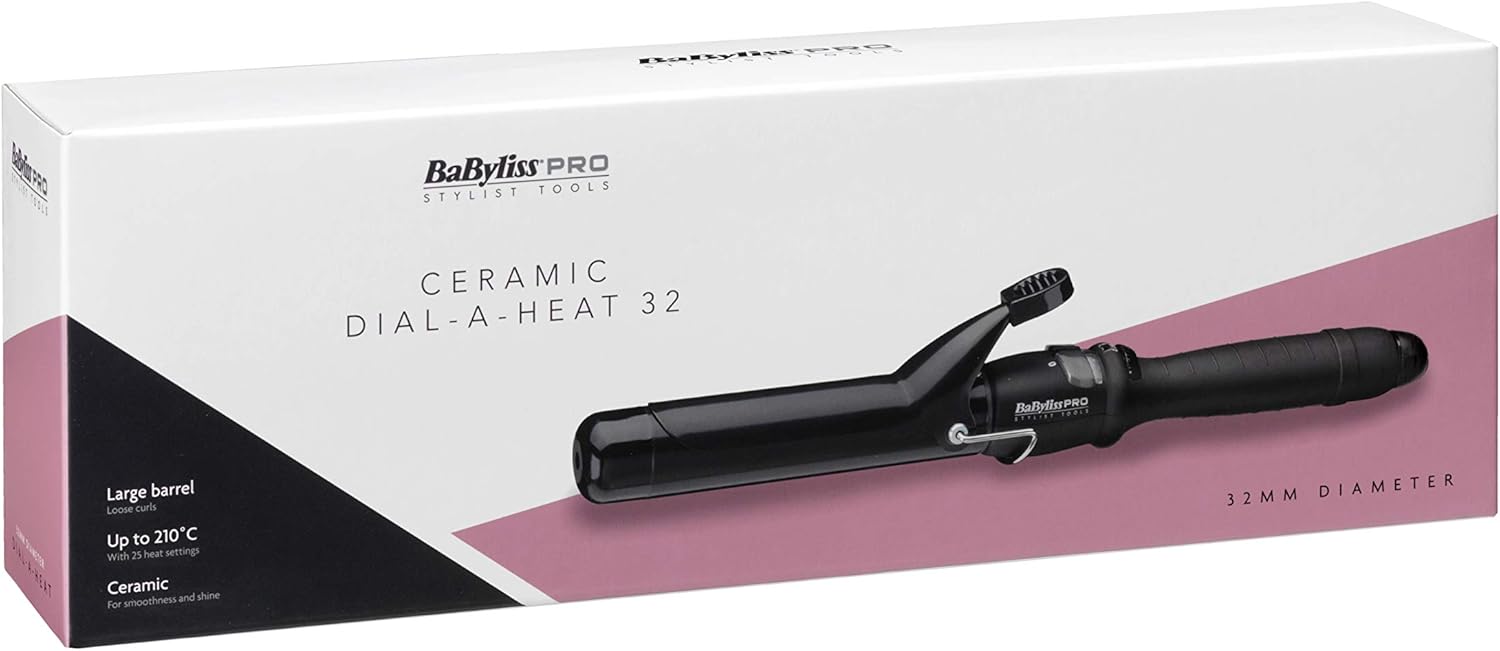 BaByliss Ceramic Dial A Heat Tong 38mm, 32mm, 24mm, 19mm, 16mm & 13mm