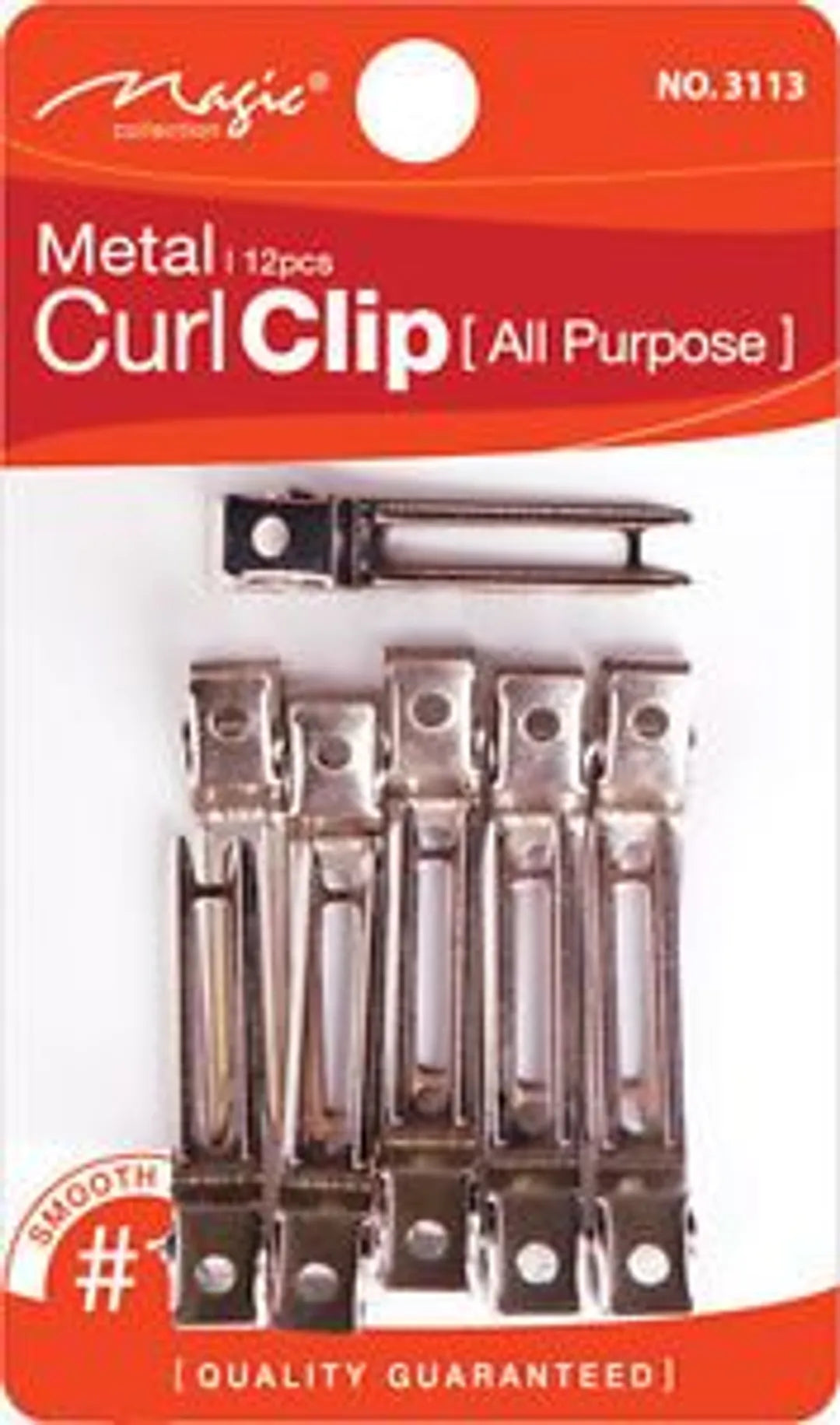 Bee Sales Magic Collection Metal Curl Clips 3113