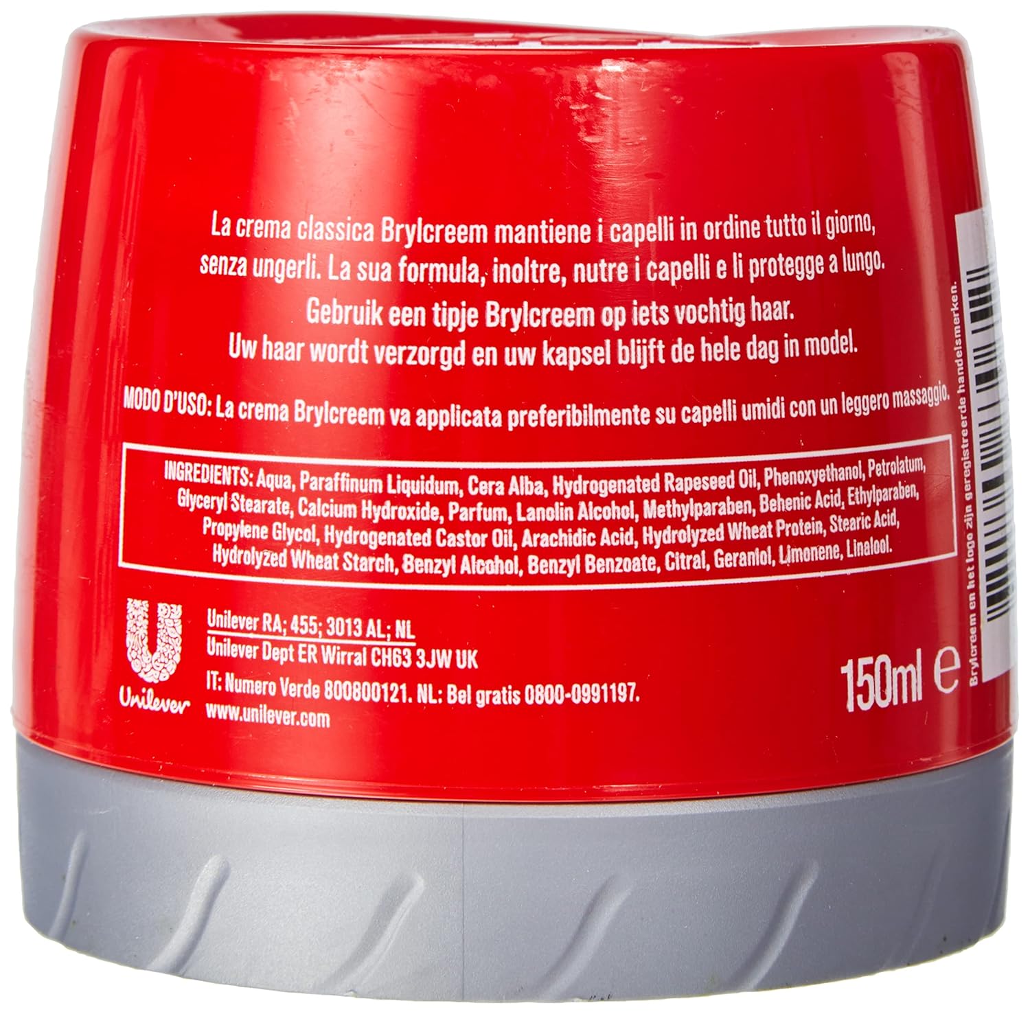 Brylcreem Original Hair Dressing Red Cream 150ml / 250ml