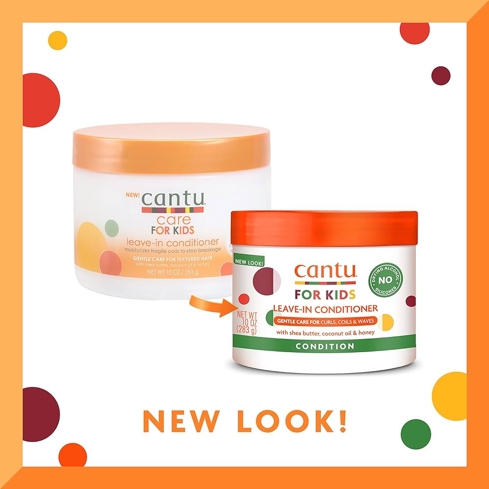 CANTU Care for Kids Leave-In Conditioner | No Sulphate, Silicone, Parabens 283g - Afro Hair Boutique