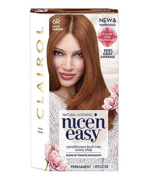 Clairol Nice N Easy Permanent Hair Color 6R Light Auburn