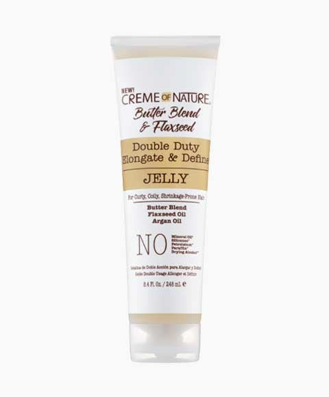 creme of nature Butter Blend And Flaxseed Double Duty Elongate And Define Jelly