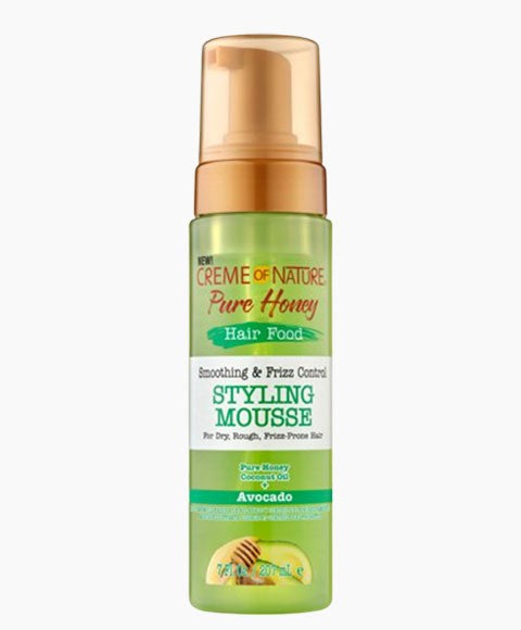 creme of nature Pure Honey Hair Food Styling Mousse