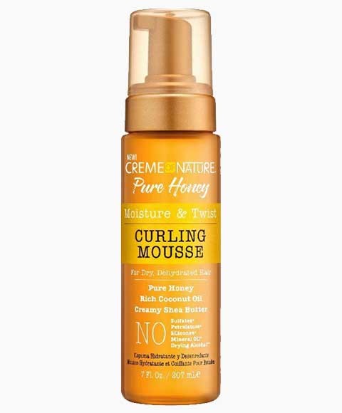 creme of nature Pure Honey Moisture And Twist Curling Mousse