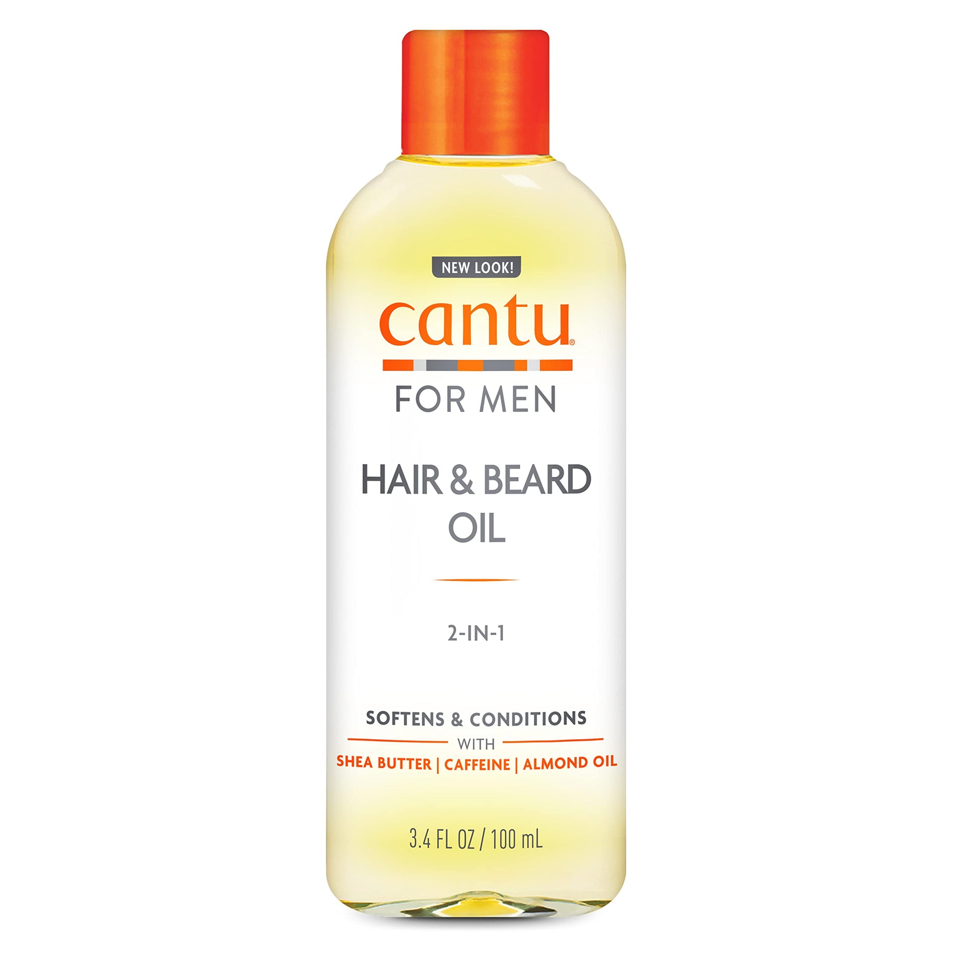 Cantu Men Hair & Beard Oil - Soften Conditions Shea Butter Almond Oil 100ml - Afro Hair Boutique