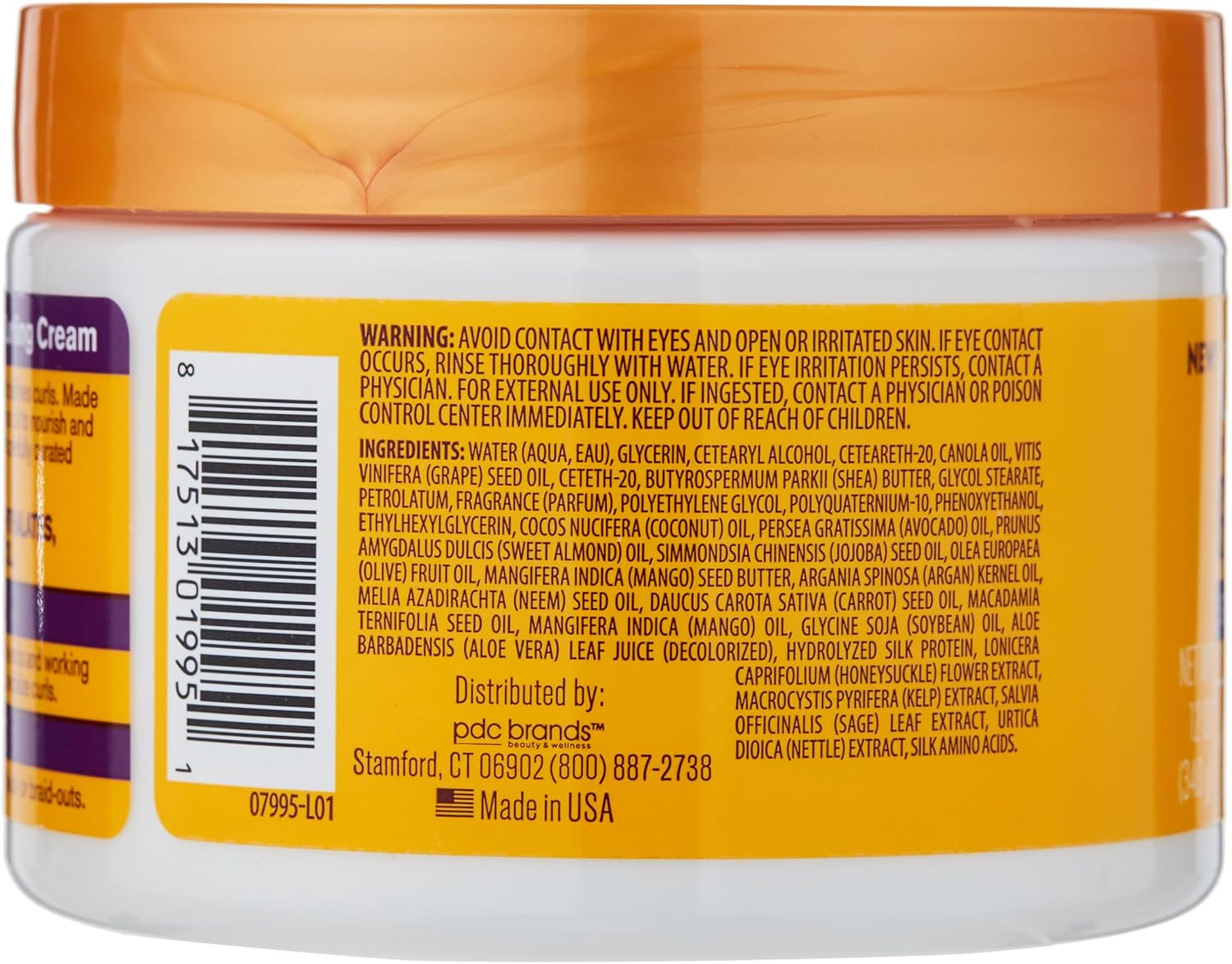 Cantu Grapeseed Strengthening Curling Cream 340g