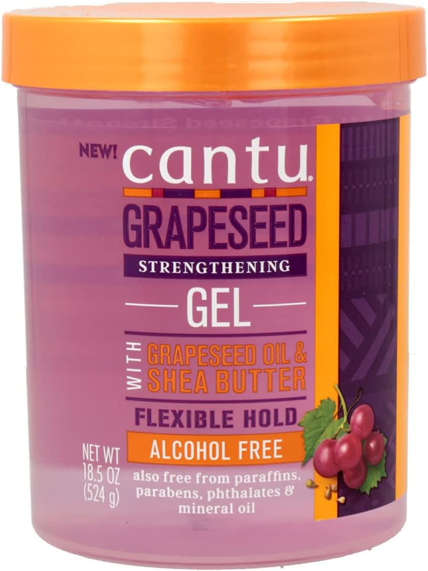 Cantu Grapeseed Strengthening Gel Alcohol Free 524g