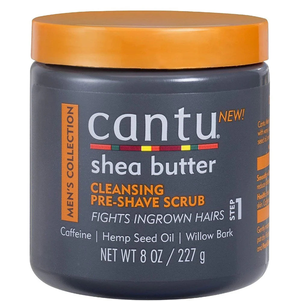 Cantu Mens Collection Cleansing Pre Shave Scrub 227g