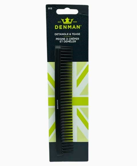 Denman  Tame 'N' Tease Hair Brush C012 Black